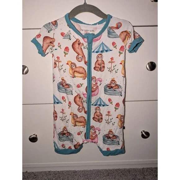 The Sleepy Sloth Summertime Sloth Shorty 18-24 - Picture 1 of 4